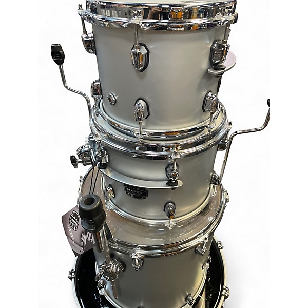 Used Mapex Saturn Evolution Rock Birch 4pc Gray Drum Kit