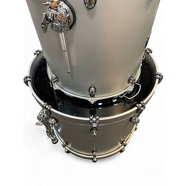 Used Mapex Saturn Evolution Rock Birch 4pc Gray Drum Kit
