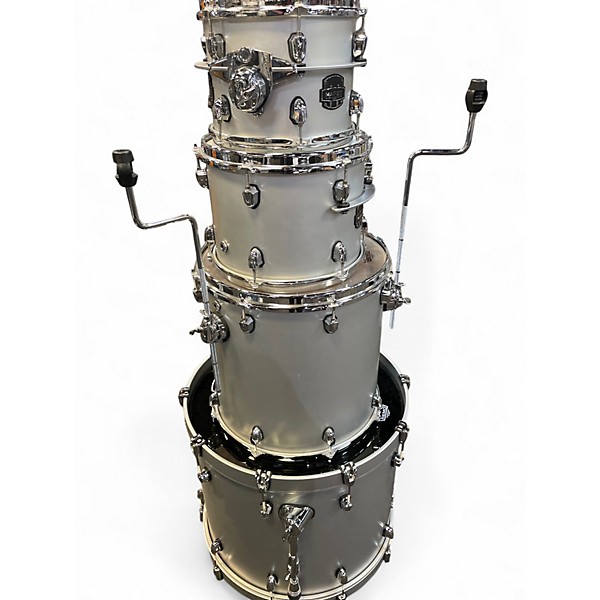 Used Mapex Saturn Evolution Rock Birch 4pc Gray Drum Kit