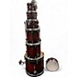 Used Gretsch Drums Catalina Maple 6pc Dark Cherry Burst Drum Kit thumbnail