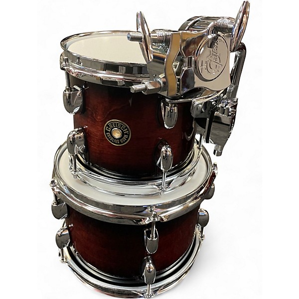 Used Gretsch Drums Catalina Maple 6pc Dark Cherry Burst Drum Kit