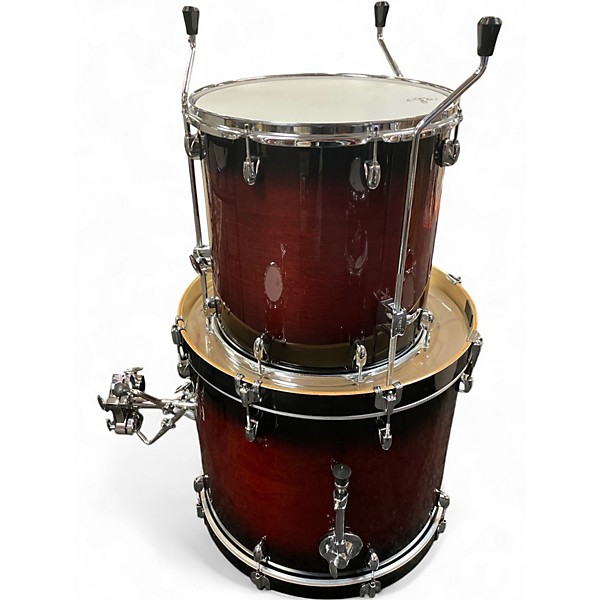 Used Gretsch Drums Catalina Maple 6pc Dark Cherry Burst Drum Kit