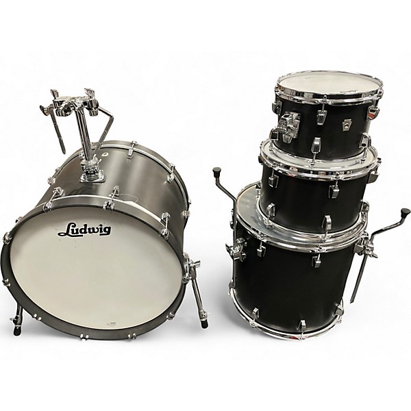 Used Ludwig Neusonic 4pc Studio Gray Drum Kit