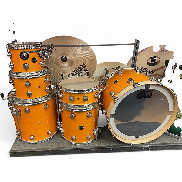 Used DW 6pc Collector's Series Santa Monica Butterscotch Drum Kit