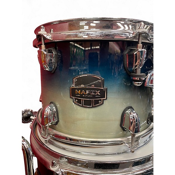 Used Mapex Saturn Studioease 5pc with 22" Kick Blue Drum Kit