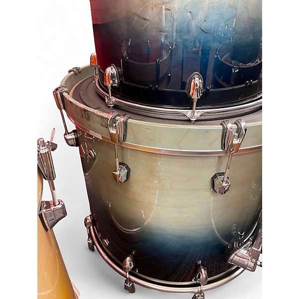 Used Mapex Saturn Studioease 5pc with 22" Kick Blue Drum Kit