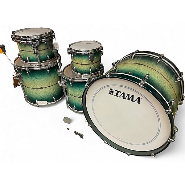 Used TAMA STAR Factory Vault Maple 5pc with 22" Kick Blue Drum Kit