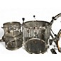 Used TAMBURO Volume Series 5pc Seamless Acrylic Clear Drum Kit