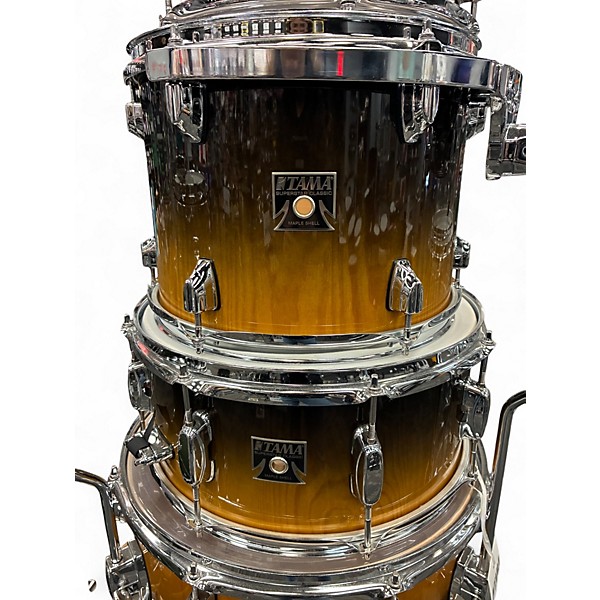 Used TAMA Starclassic Walnut/Birch 5pc Blue Sapphire Drum Kit