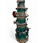 Used TAMA Superstar Classic 5pc Green Drum Kit thumbnail