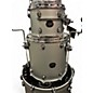 Used Mapex Saturn Evolution Rock Birch 4pc Metallic Gray Drum Kit