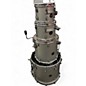 Used Mapex Saturn Evolution Rock Birch 4pc Metallic Gray Drum Kit