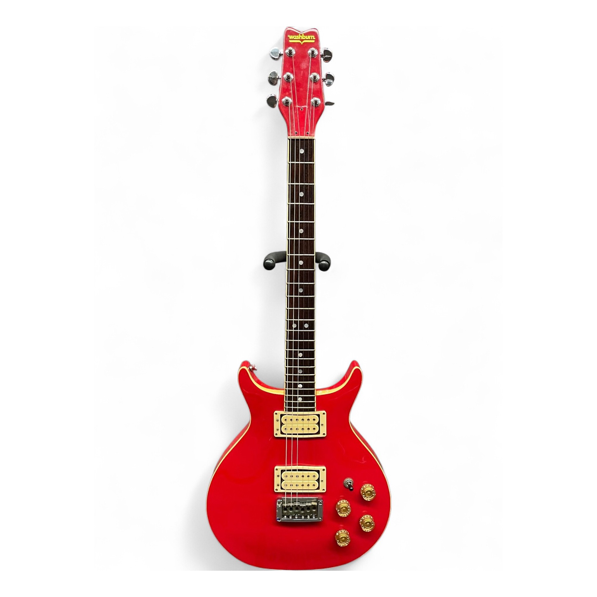 Used Washburn Wing Series Falcon Red Solid Body Electric Guitar