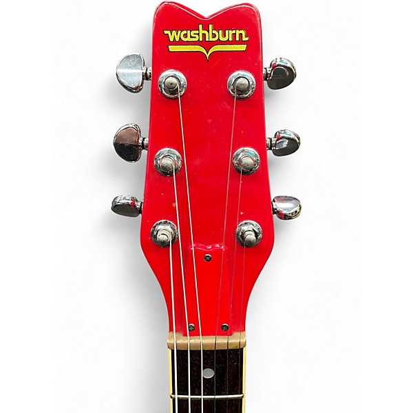 Used Washburn Wing Series Falcon Red Solid Body Electric Guitar