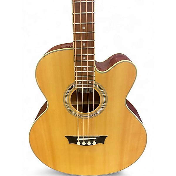 Used Dean EABC Natural Acoustic Bass Guitar