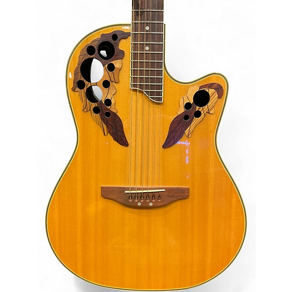 Vintage 1990s Ovation Celebrity Deluxe CS247 Natural Acoustic Electric Guitar