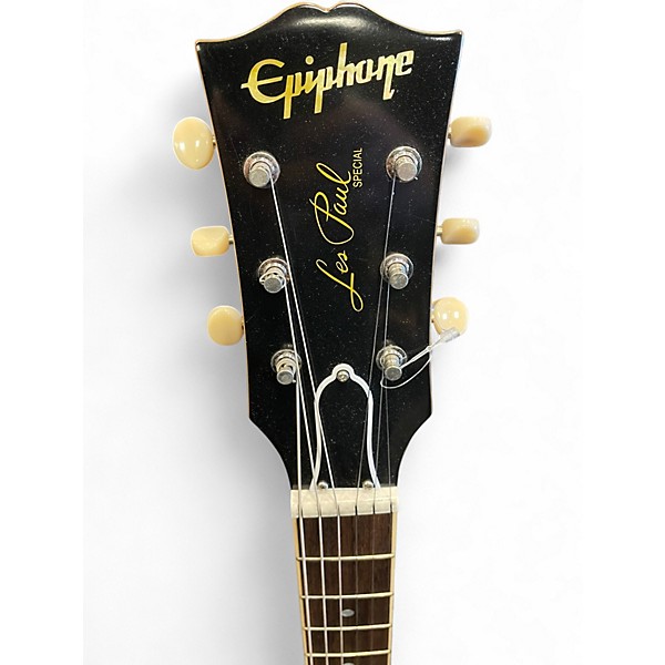 Used Epiphone Les Paul Special Double Cutaway TV Yellow Solid Body Electric Guitar