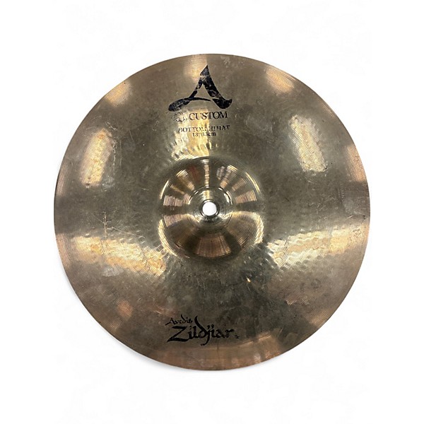 Used Zildjian 13in A Custom Hi Hat Pair Cymbal