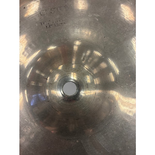 Used Zildjian 13in A Custom Hi Hat Pair Cymbal