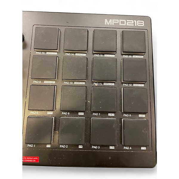 Used Akai Professional MPD218 MIDI Controller
