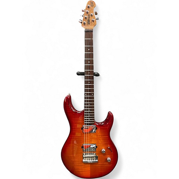 Used Ernie Ball Music Man Luke III Cherry Burst Solid Body Electric Guitar