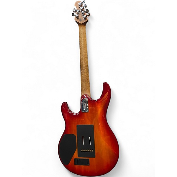 Used Ernie Ball Music Man Luke III Cherry Burst Solid Body Electric Guitar