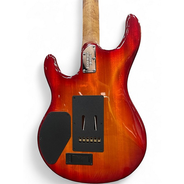 Used Ernie Ball Music Man Luke III Cherry Burst Solid Body Electric Guitar
