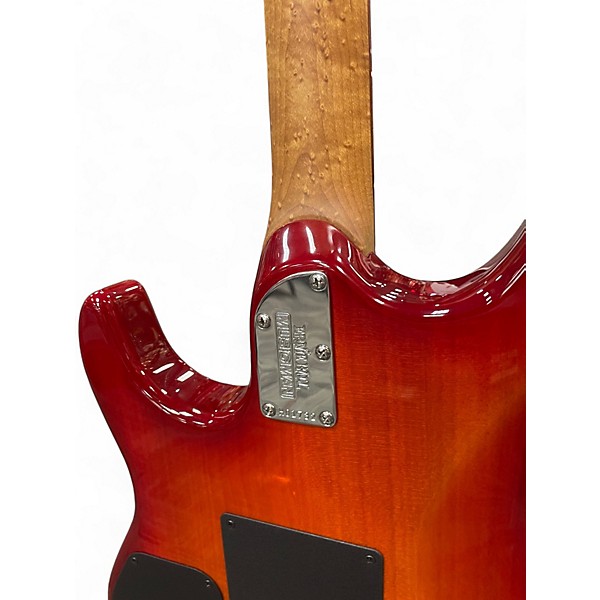 Used Ernie Ball Music Man Luke III Cherry Burst Solid Body Electric Guitar
