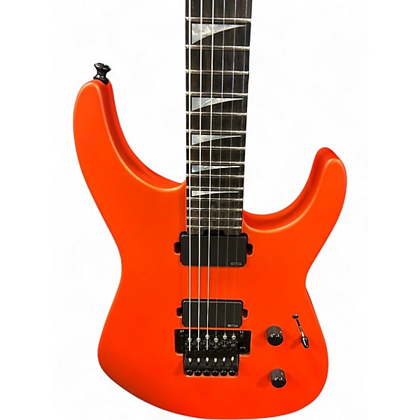 Used 2024 Jackson American Series Soloist SL2MG Satin Lambo Orange Solid Body Electric Guitar