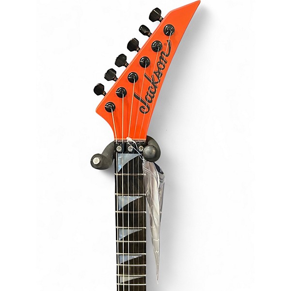 Used 2024 Jackson American Series Soloist SL2MG Satin Lambo Orange Solid Body Electric Guitar