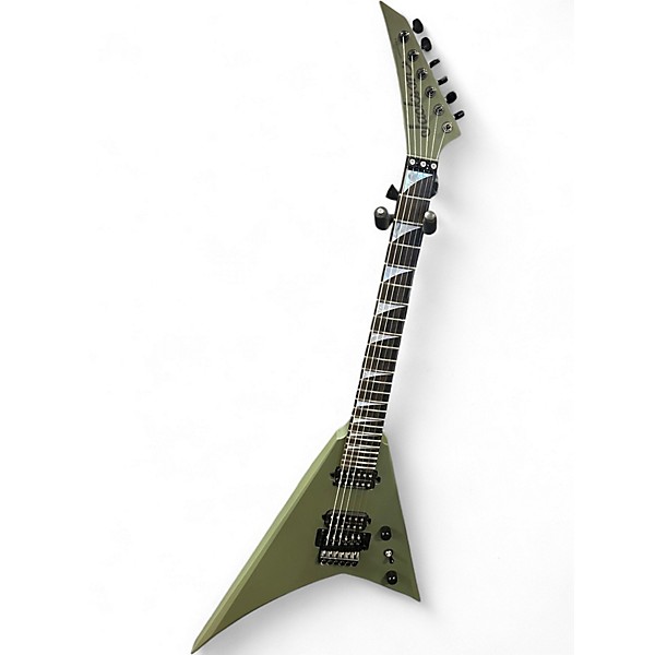 Used 2025 Jackson American Series Rhoads RR24 Matte Army Drab Solid Body Electric Guitar
