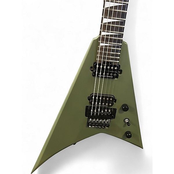 Used 2025 Jackson American Series Rhoads RR24 Matte Army Drab Solid Body Electric Guitar