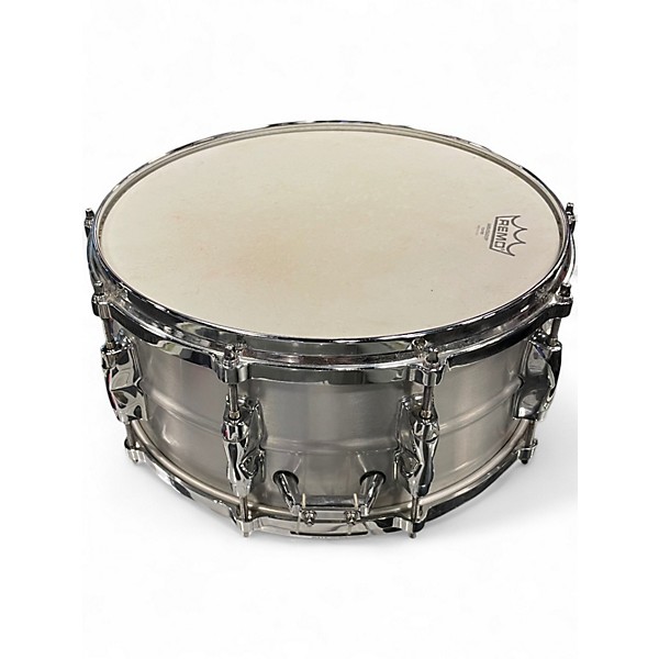 Used Yamaha 14in snare SILVER Drum