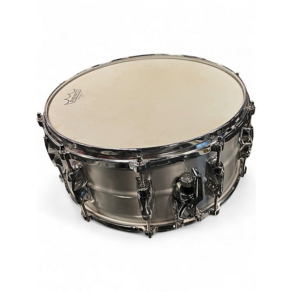 Used Yamaha 14in snare SILVER Drum