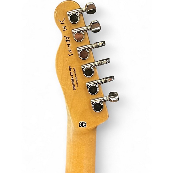 Used Fender JA90 Jim Adkins Thinline Telecaster Natural Hollow Body Electric Guitar