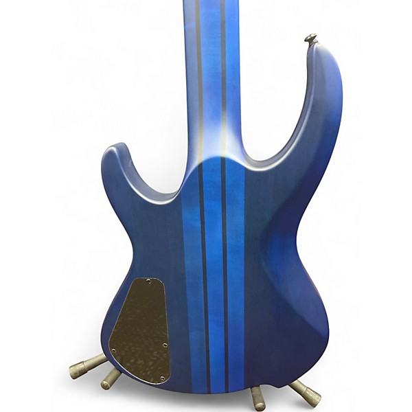 Used Brice DEFIANT 53437  BLUE QUILT Electric Bass Guitar