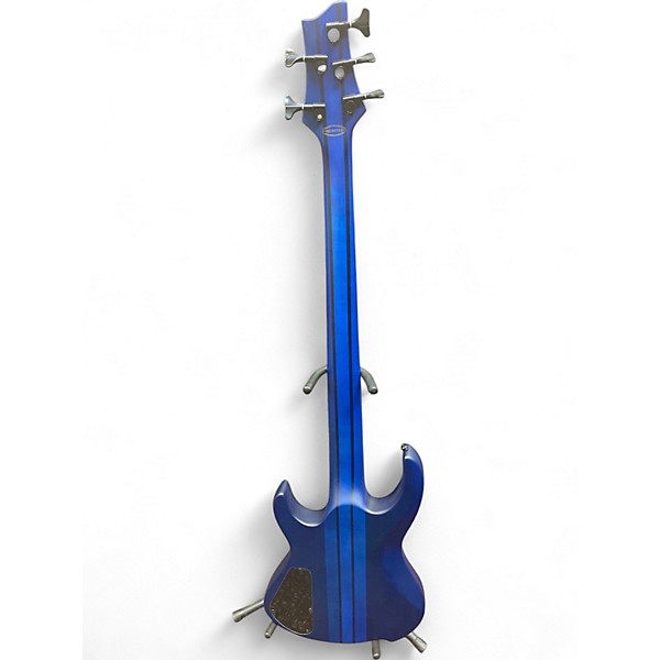 Used Brice DEFIANT 53437  BLUE QUILT Electric Bass Guitar