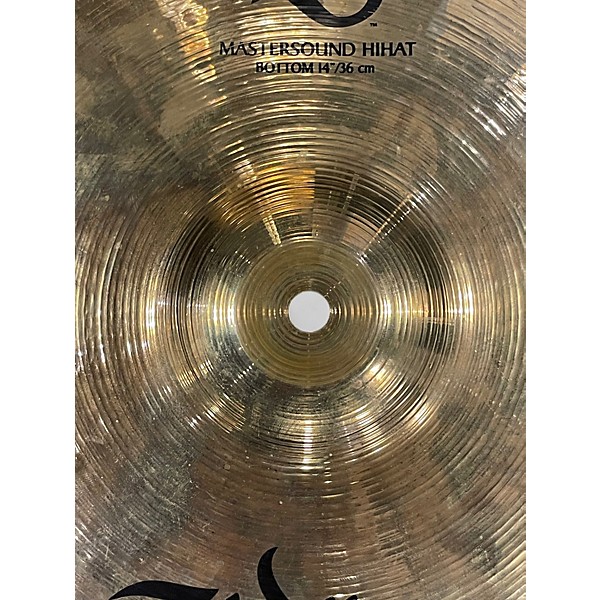 Used Zildjian 14in S Family Mastersound Hi-Hats Bottom Cymbal