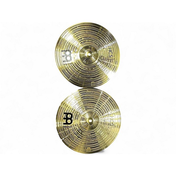 Used MEINL 14in HCS Hi Hat Pair Cymbal