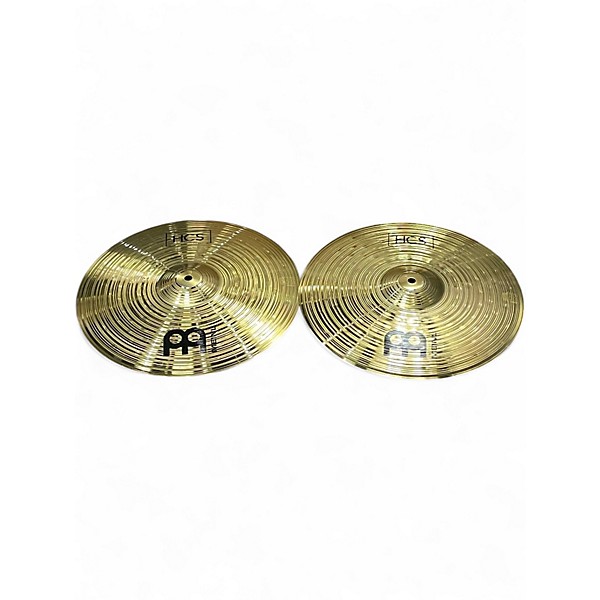 Used MEINL 14in HCS Hi Hat Pair Cymbal