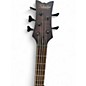 Used Schecter Guitar Research Stiletto Studio 5 String Fretless Trans Purple Electric Bass Guitar
