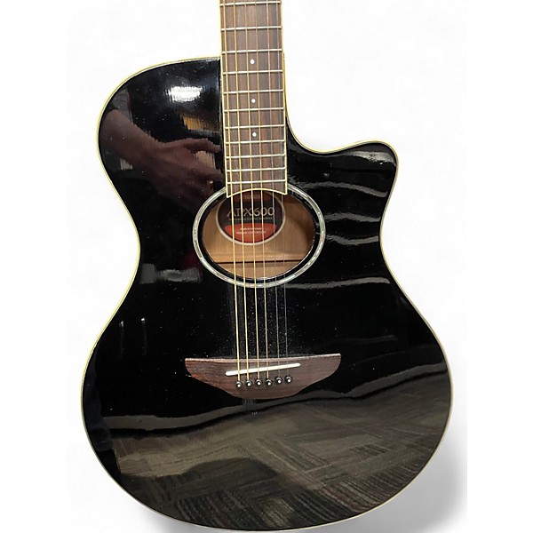 Used Yamaha APX600 Black Acoustic Electric Guitar