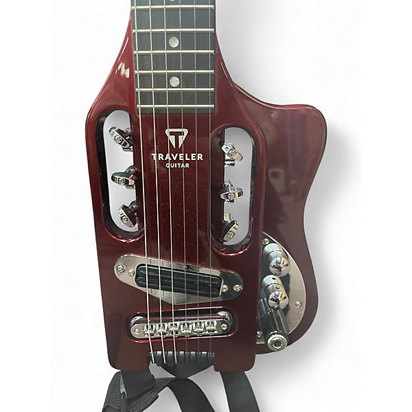 Used Traveler Guitar Speedster Candy Apple Red Acoustic Guitar