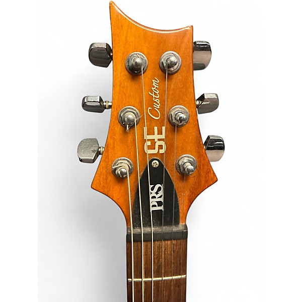 Used PRS SE Custom 22 Semi-Hollowbody Sandburst Hollow Body Electric Guitar