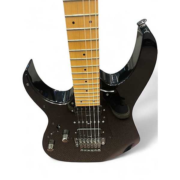 Used Ibanez RG1550MZL Black Solid Body Electric Guitar