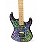 Used Kramer BARETTA Feral Cat Rainbow Leopard Solid Body Electric Guitar