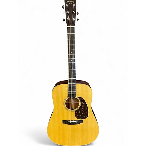Used Martin D18 Natural Acoustic Guitar