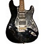 Used Squier Standard Stratocaster Black Solid Body Electric Guitar