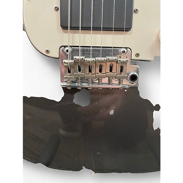 Used Schecter Guitar Research Custom Shop Wembley II Charcoal Frost Metallic Solid Body Electric Guitar