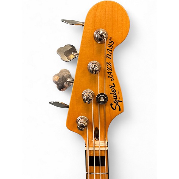 Used Squier Classic Vibe 70s Jazz Bass Natural Electric Bass Guitar